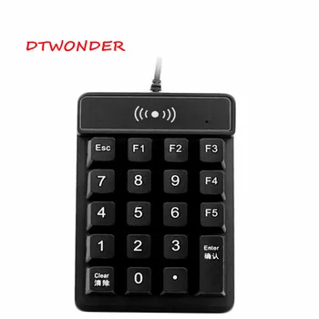 

DTWONDER Keyboard Access Control Card Reader RFID Pin Scanner Readers Proximity USB 125KHZ DT013