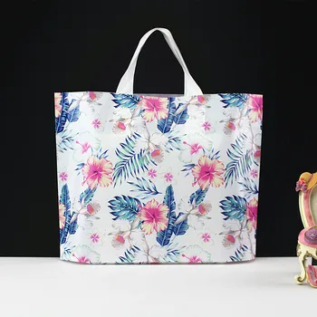 

25pcs/lot Multi size flower spring animal Gift Bag Plastic Shopping Bags Jewelry Boutique Gift Clothing Packaging Plastic Bags