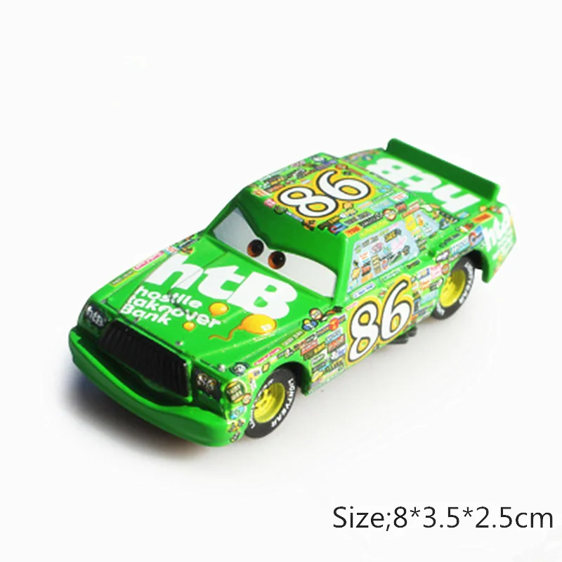 Disney Pixar Cars 3 2 № 79 восстановленных фигура автомобили McQueen Джексон Storm матер 1:55 Diecast металла модели машинок из сплава подарок для детей игрушка