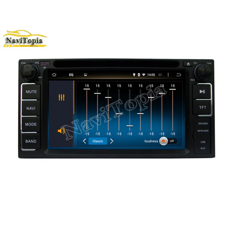 Top NAVITOPIA 4G RAM 32G ROM Octa Core Android 9.0 Car DVD GPS Navigation for Toyota VIOS for Toyota Tundra for Toyota HIGHLANDER 5