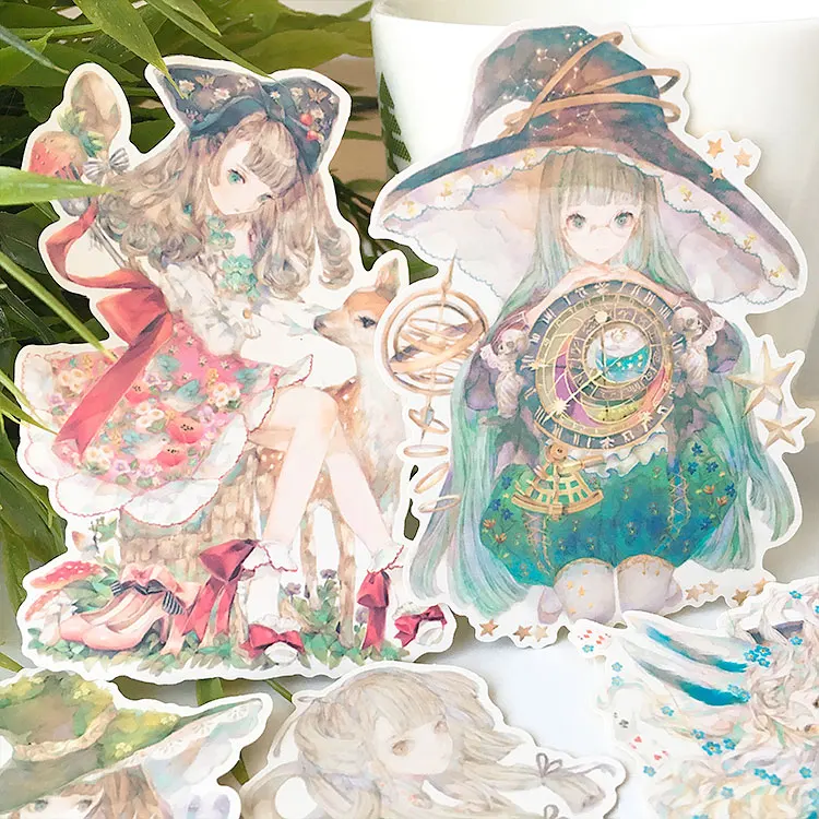 

Magic Lori Lolita/gothic type decoration sticker DIY planner scrapbooking diary album sticker escolar