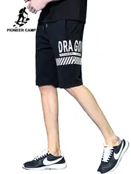 Пионерский лагерь летние мужские шорты кэжуал брендовая одежда шорты с буквами мужской наивысшего качества Модные Шорты черный зеленый
