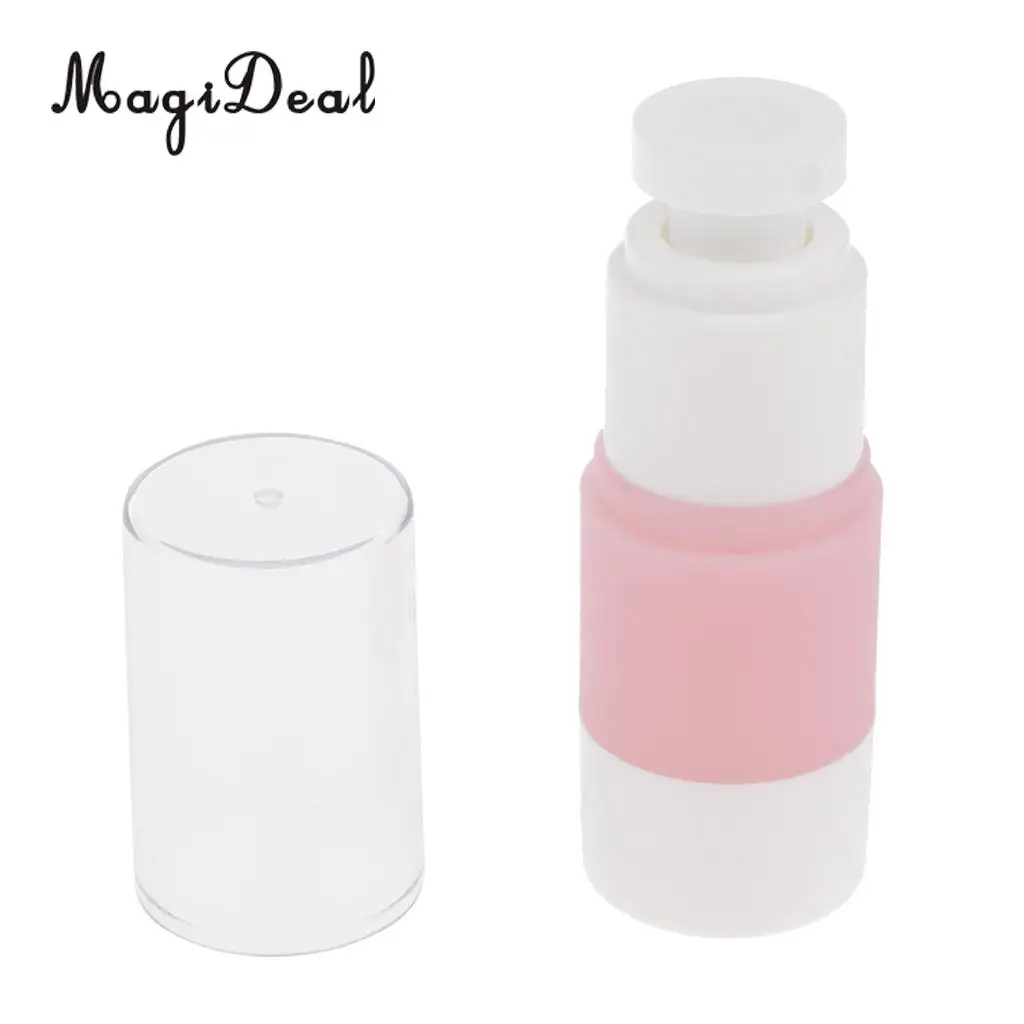 Sterile Airless Bottle Frosted Pink Vacuum Pump Bottle Lotion Sunscreen Serum Container Travel Refillable Bottles 15/30/50/100ML