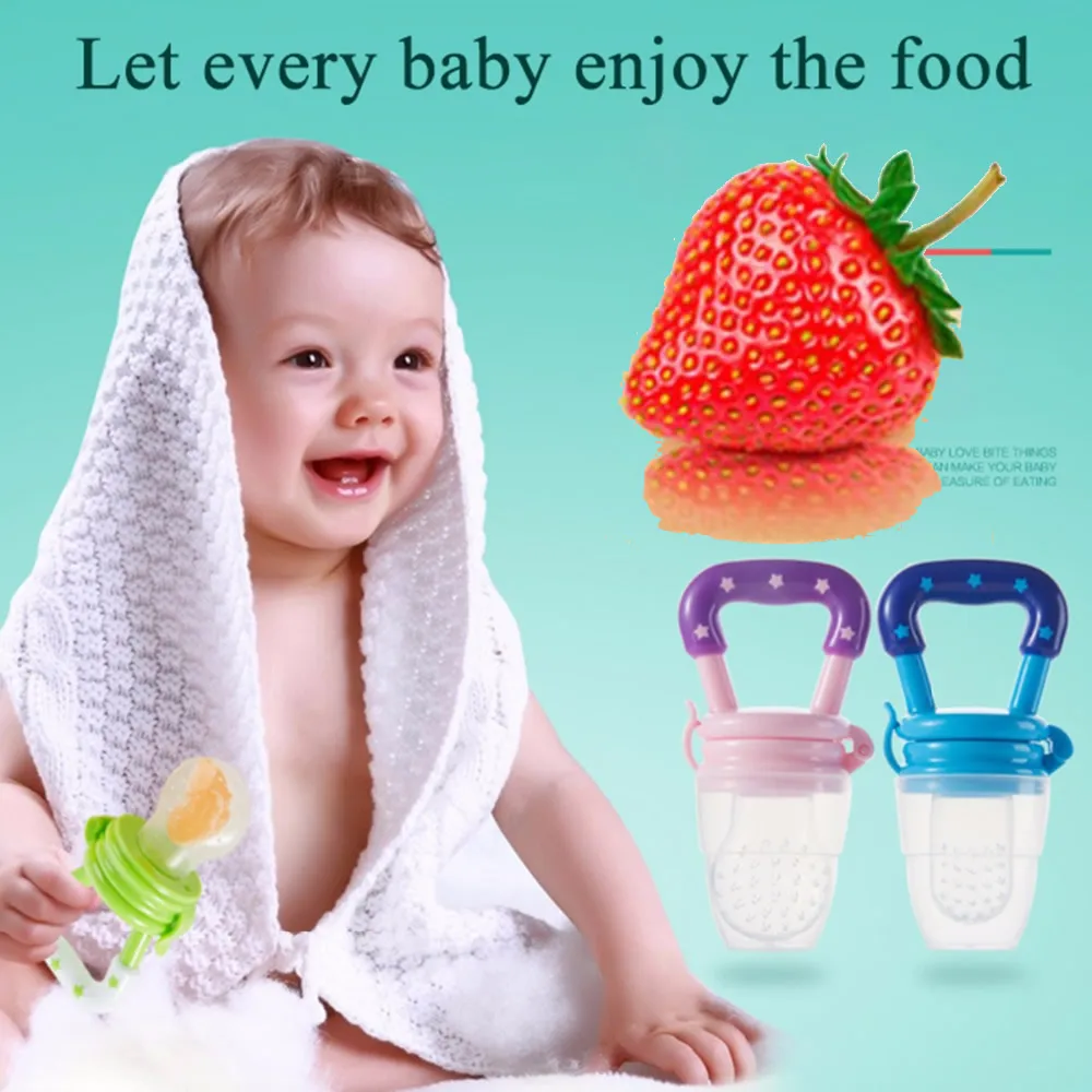 1 PC Baby Pacifier Fresh Food Milk Nibbler Feeder Kids Nipple Feeding