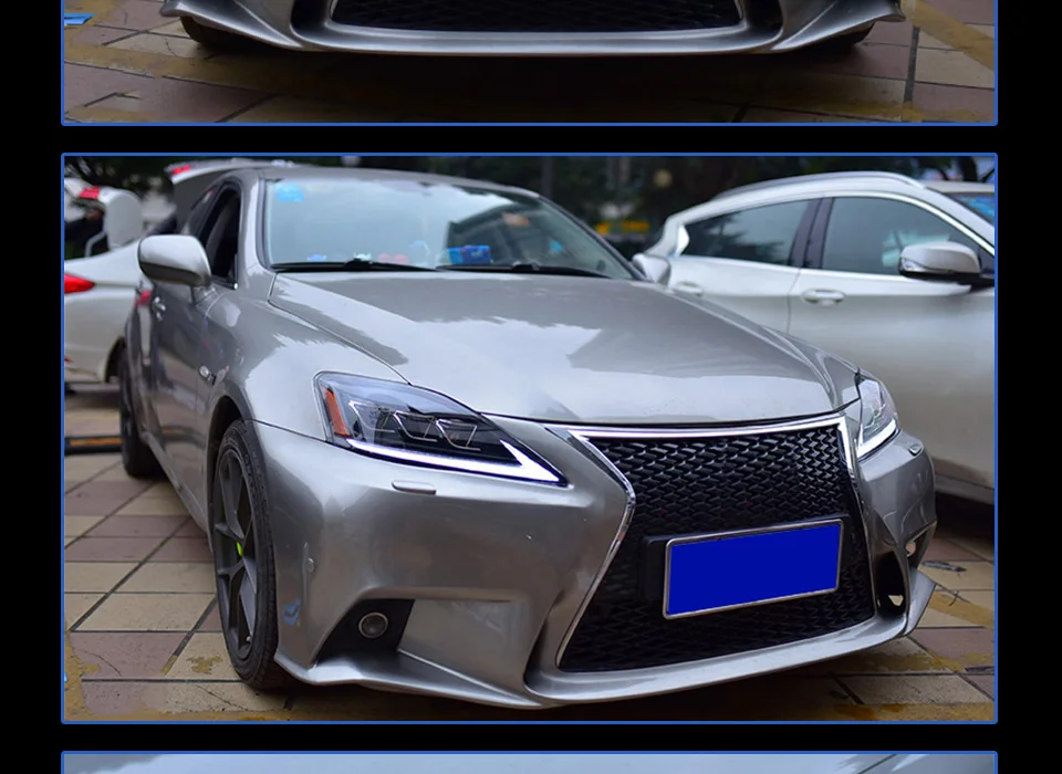 АКД стайлинга автомобилей Фара для Lexus IS250 фары 2006-2012 IS300 светодиодный фары Дневные ходовые огни лампы Bi Xenon Hid авто аксессуары