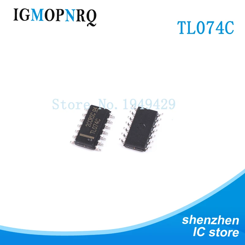 10PCS TL074CDT SOP14 TL074 TL074C 074C Operational