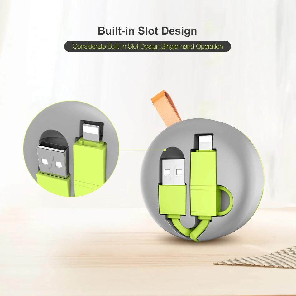 Floveme 2 في 1 usb قابل لفون/مايكرو كابل usb 2.1a تهمة ل ios فون × 10 7 8 se شاحن الهاتف المحمول الكابلات 1 متر