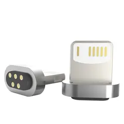 Для Apple Lightning Магнитный usb кабель для зарядки с адаптером для iPhone xs max xr x 8 7 6s плюс 5 ipad usb зарядное устройство кабель micro 2.4A