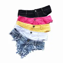 Bethquenoy 2019 новые летние джинсы женские модные, пикантные низкая талия отверстие женские джинсовые шорты горячие брюки мама mujer modis узкие