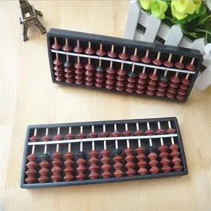 Горячая Распродажа мини пластиковые счетные бусины 13 цифр Abacus арифметические