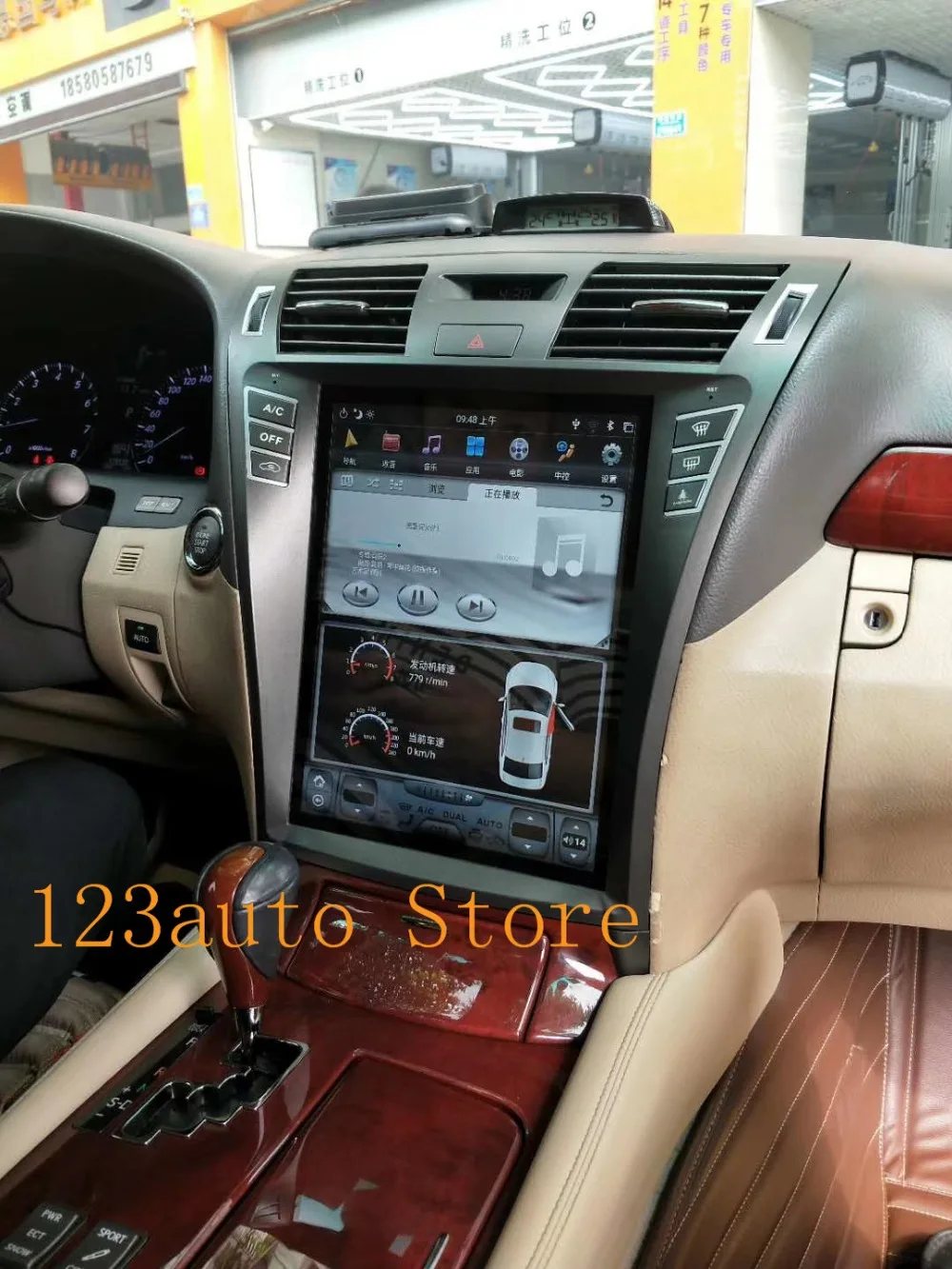 12,1 дюймов Вертикальный стиль Android 8,1 автомобильный DVD gps навигатор для lexus LS LS460 LS600 2006-2012 встроенный carplay HDMI AHD 7850IC ips