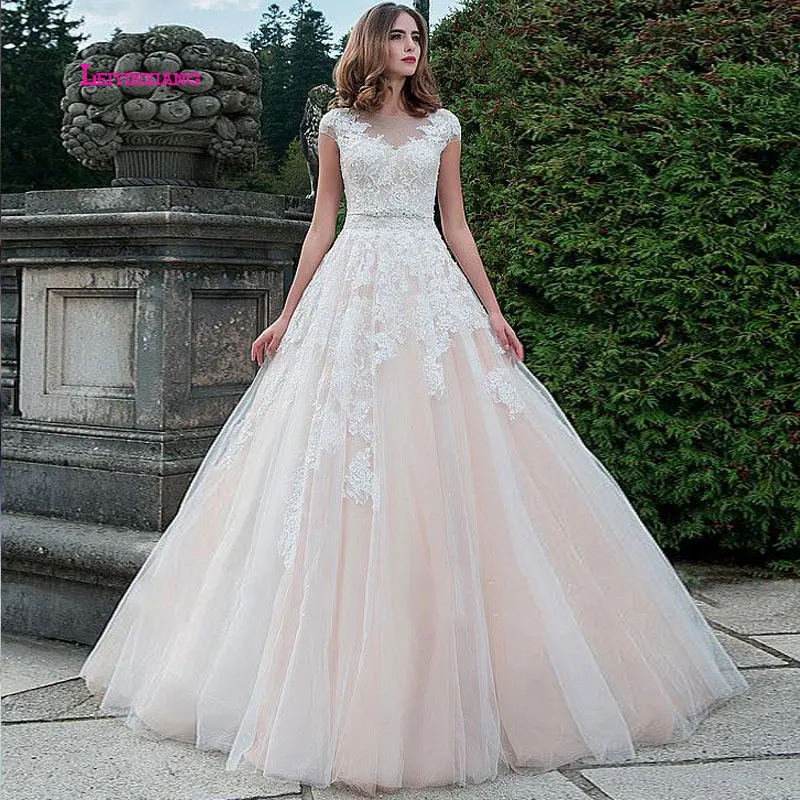 

LEIYINXIANG New Arrival Bride Dress Wedding Dress Vestido De Noiva Sereia Robe Sexy Ball Gown Lace Luxury Appliques Sweetheart