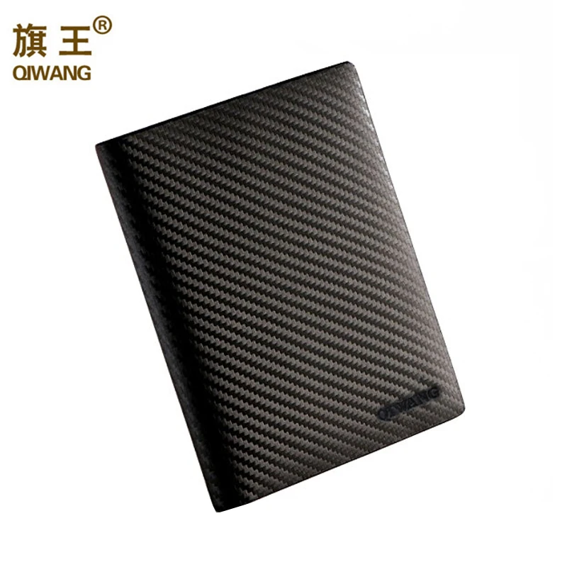 

Famous Brand High Quality Man Black Wallet Genuine Leather luxury Design Business Man Purse Money Clip Wallets With Coin Pocket