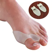 2Pcs Silicone Gel Bunion Splint Big Toe Separator Overlapping Spreader Protection Corrector Hallux Valgus Foot Massager