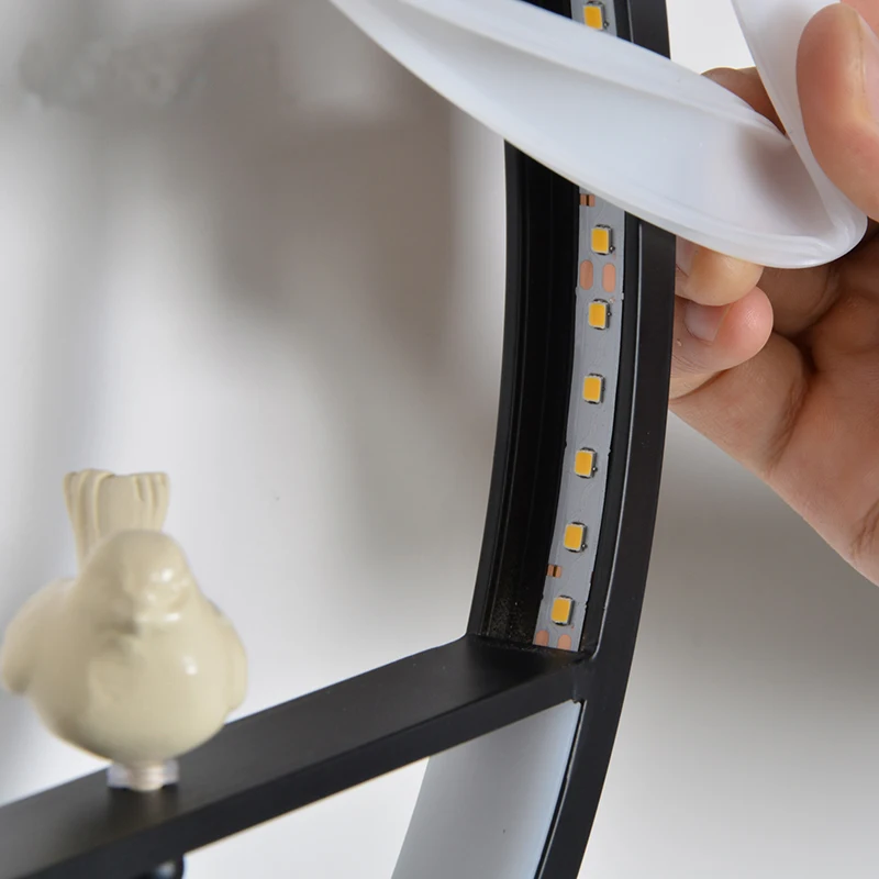 18 Вт светодиодный настенный светильник современные птицы креативный настенный светильник для помещений, гостиной, столовой, коридора, светильник, Декор
