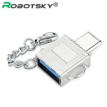 Конвертер типа C к USB 3,0 адаптер usb типа C OTG кабель USB C для samsung Galaxy S8 S9 huawei P20 LG