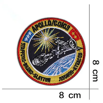 1 шт. космический полет нашивки для одежды с железом на вышитой аппликацией милые нашивки эмблема на ткани одежды DIY аксессуары для одежды - Цвет: ZD28-16