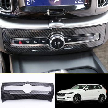 

LHD Car Styling Air Condition AC adjust button panel cover trim For Volvo XC60 2018 2019 2020 ABS Plastic Auto Accessories