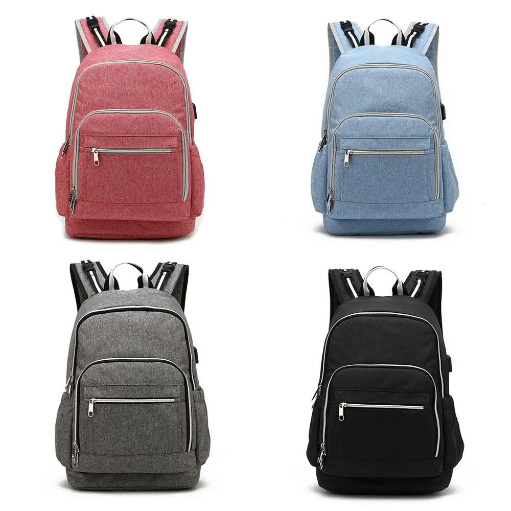 

Fashion Diaper Bag Backpack Multifunction Travel Large Capacity Maternity Baby Nappy USB Changing Port Bags