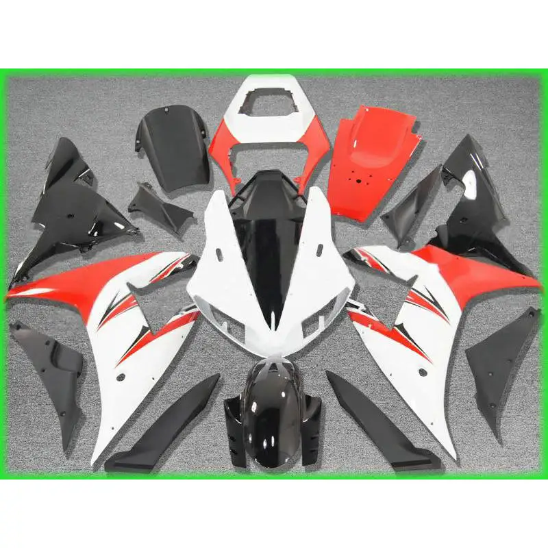Комплект обтекателей MOTOMARTS для мотоцикла YAMAHA R1 2002 2003 YZF 02 03 белый и красный