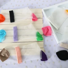 Новинка, 5 пар/партия, женские ультратонкие прозрачные носки радужного цвета, Женские Простые короткие сексуальные носки