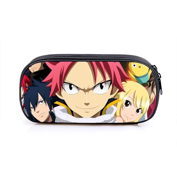 

Anime Fairy Tail Pencil Holder Boys Girls School Case Kids Cartoon Bag Multi-Functional Stationery Bags