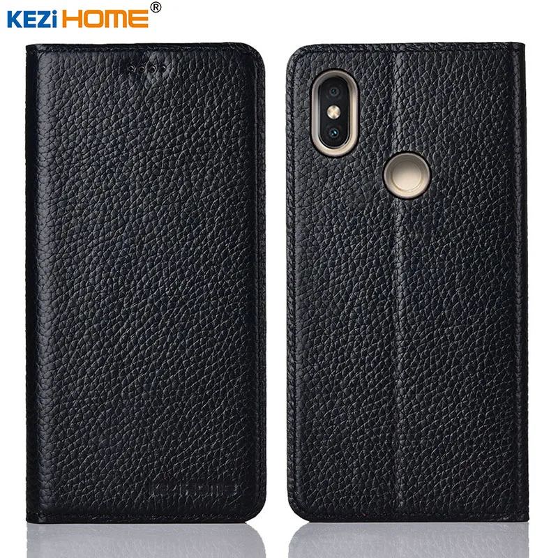 Чехол для Xiaomi Redmi Note 5 откидной чехол из натуральной кожи с подставкой KEZiHOME чехлы