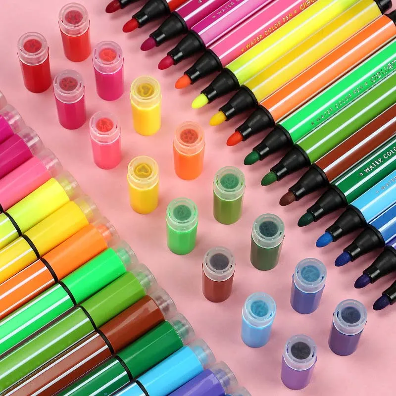 36 шт. смешанный цветной штамп ручка для школы офиса учительницы ручка цвета воды штамп новинка подарок на день рождения обратно в школу