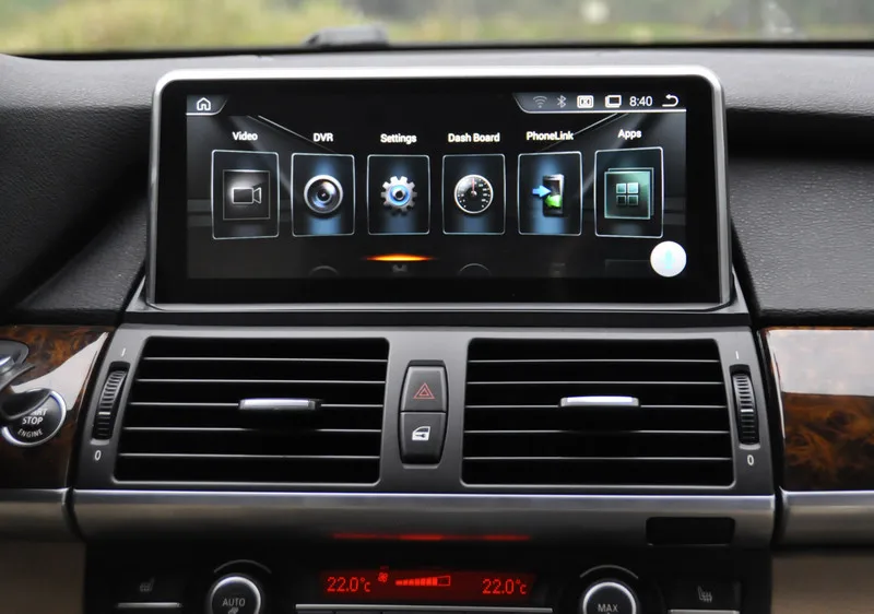 Top for 2007-2013 BMW X5 E70 X6 E71 Android 7.1 Car Multimedia Player GPS Navigation with BT SD USB AUX WiFi 4Core 10.25" 1280*480 3