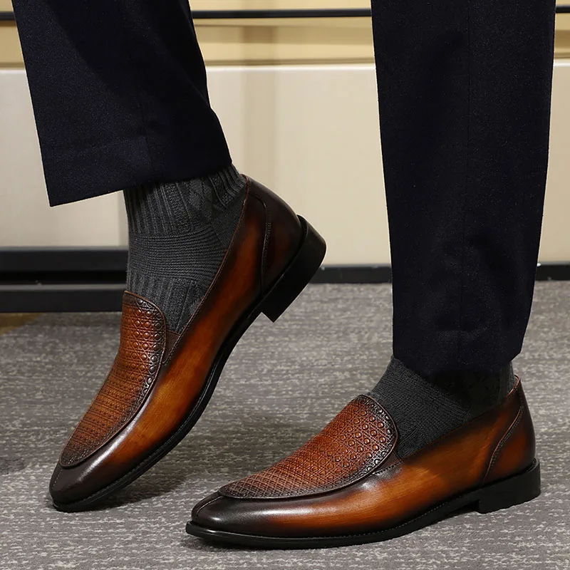 brown party shoes
