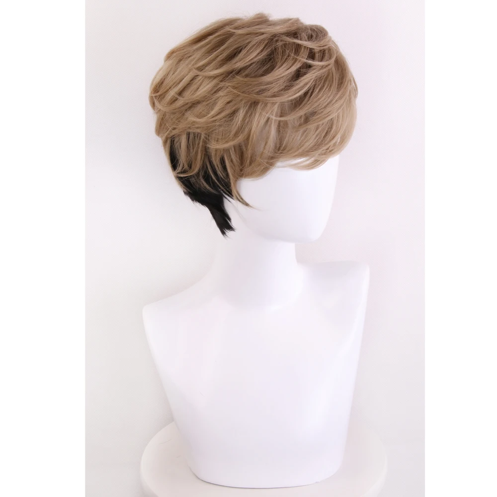 brown undercut wig