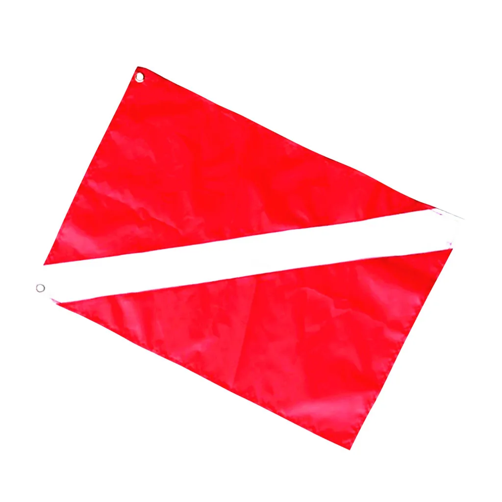 70x60 см Производительность Красный Белый полиэфирный ныряющий флаг Каяк Лодка маркер безопасности сигнальные международные принадлежности для дайвинга красный