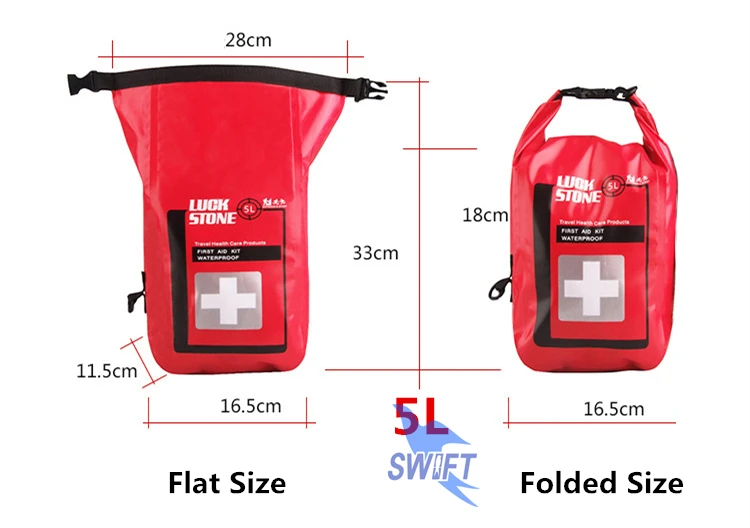 2L/5L открытый водостойкий сумка первой помощи аварийный медицинский комплект путешествия кемпинг путешествие на выживание сухой мешок