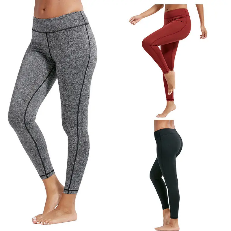 

Women's Pants Workout Sports Gym Fitness Leggings Trouser Jumpsuit YOGA