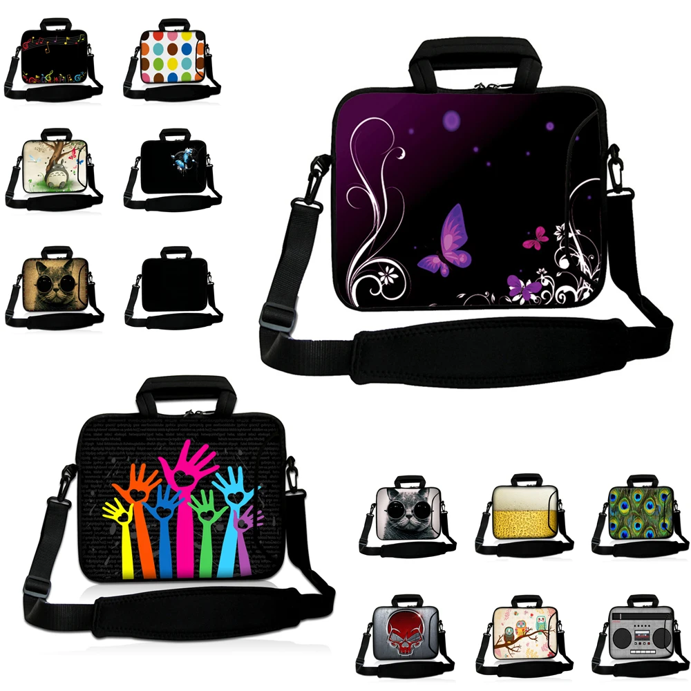 Viviration for macbook air 11 13.3 For dell inspiron 10 12 14 15 17 laptop computer shoulder strap messenger carry bag briefcase