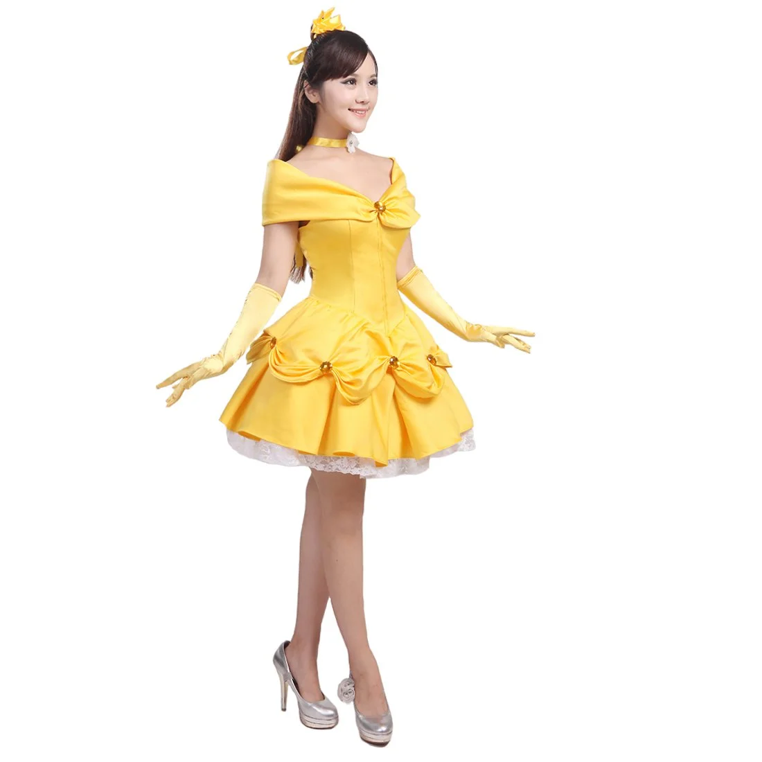 Красавица и Чудовище костюмы для взрослых роскошное платье принцессы Белль косплей