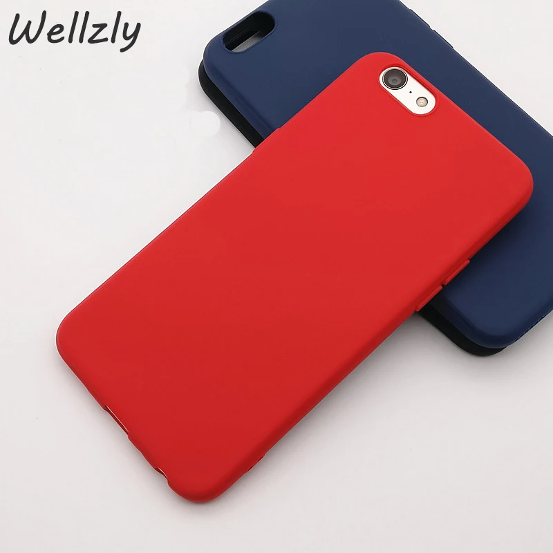 Wellzly 360 Полный Защитный Телефон чехол для iPhone 7 8 полная защита Матовый Apple Plus