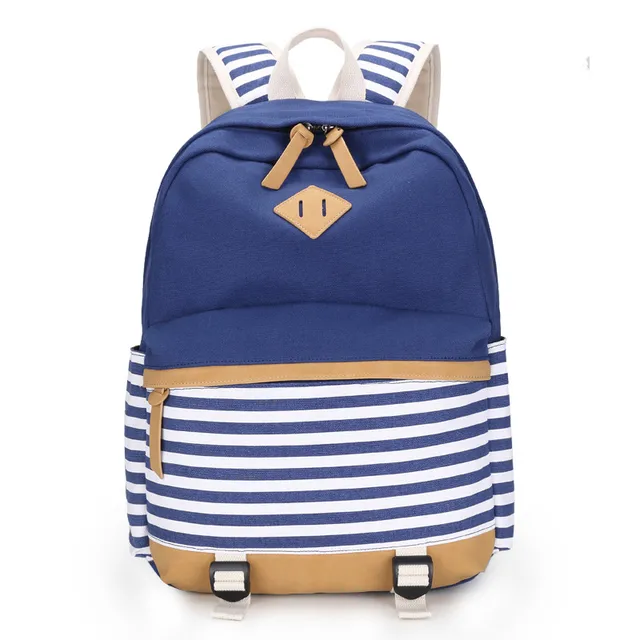 navy blue floral fabric elementary school backpack fashion printing ...