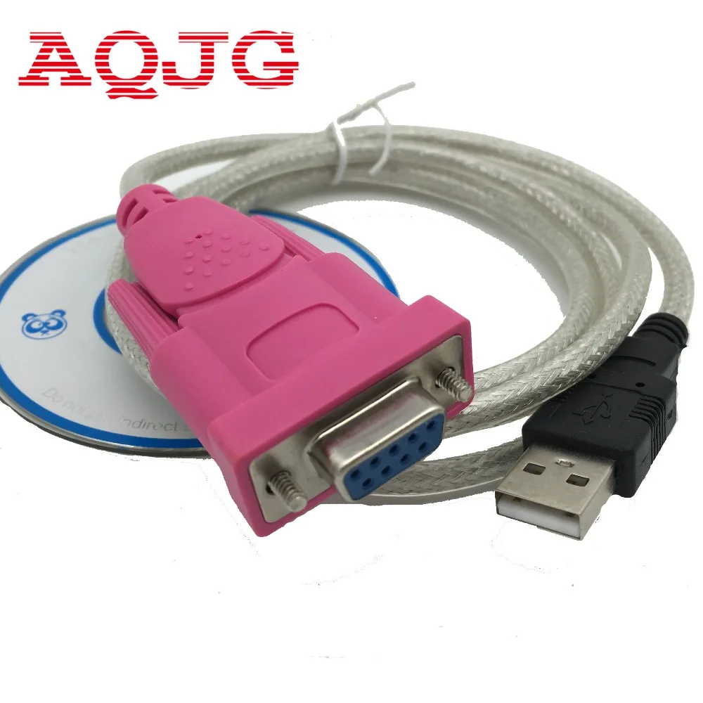 Usb кабель с гнездовым разъемом Rs232 9 ю отверстиями для последовательного порта DB9