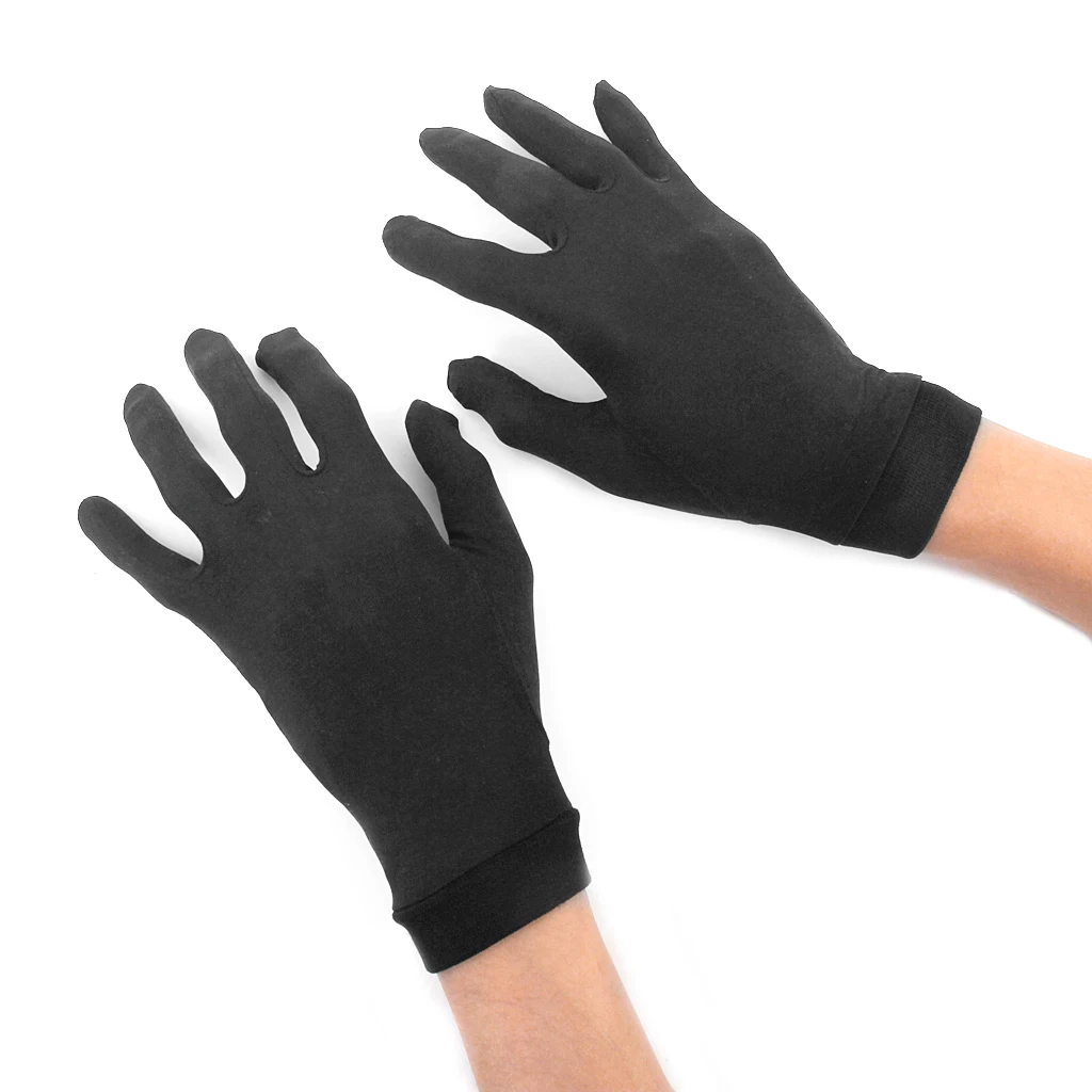 

100% Pure Silk Liner Winter Warm Ski Motorcycle Cycling Inner Gloves Medium