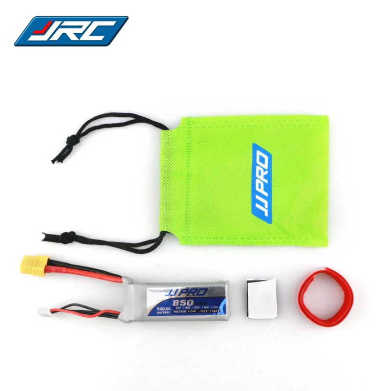 

JJPRO-P06 Power 11.1V 850mah 30C 3S Lipo Battery XT60 Plug Connector For FPV RC Racer Racing Drone Quadcopter Spare Parts Accs