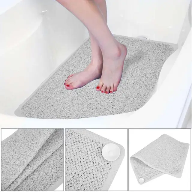 Plastic Anti Slip Toilet Mat Carpet Bathroom Shower Cover Pad Rug Plastic Anti Slip Toilet Mat Carpet Bathroom Shower Cover Pad Rug Kitchen Door Bath With Er Accessories