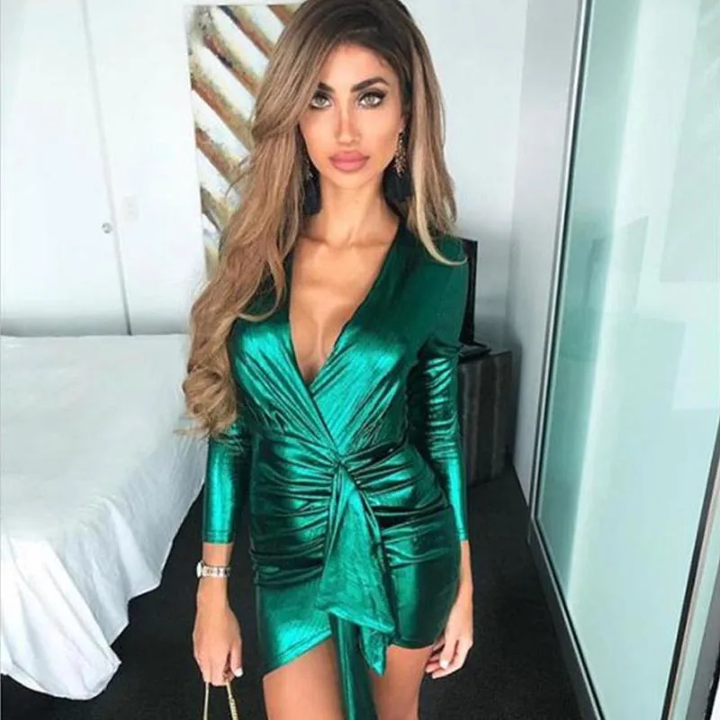 

Irregular bodycon dress women High slilt long sleeve peplum dresses Sexy night club party dress Summer 2019 vestidos mujer
