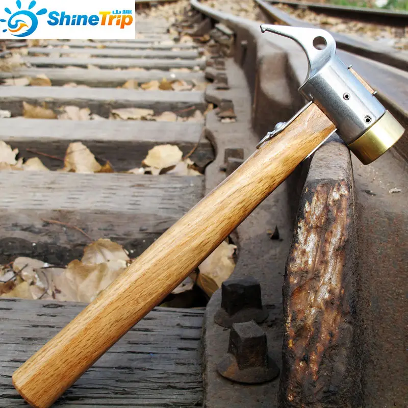 Outdoor Camping Multifunctional Cast Steel Brass Mallet
