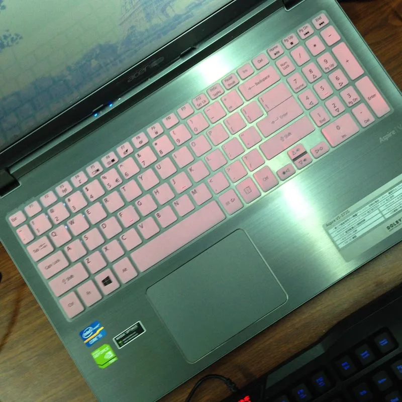 Силиконовый чехол для клавиатуры ноутбука Acer Aspire V15 Nitro Black BE VN7 571G 572G 573G|keyboard cover for