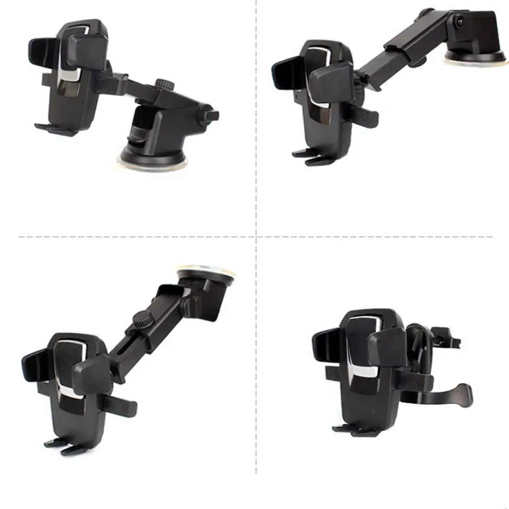 New Sucked Type Vehicle Driving Adjustable Intelligent Accessory Tool 360 Degree Rotation Cellphone Mobile Car Phone Holder