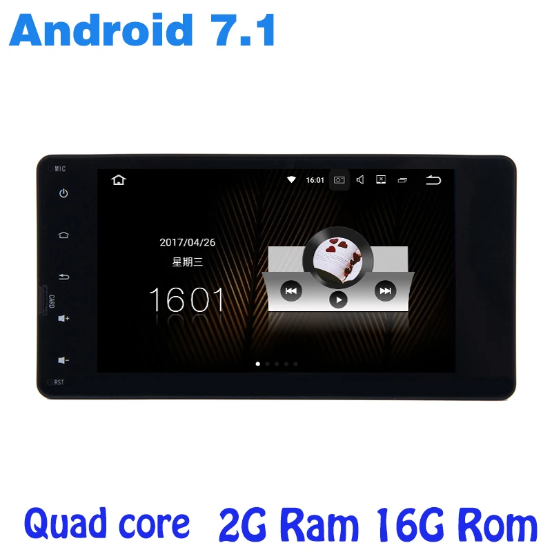 

Android 7.1 Quad core car radio gps for Mitsubishi OUTLANDER LANCER-X ASX pajero Montero with 2G RAM wifi 4G USB