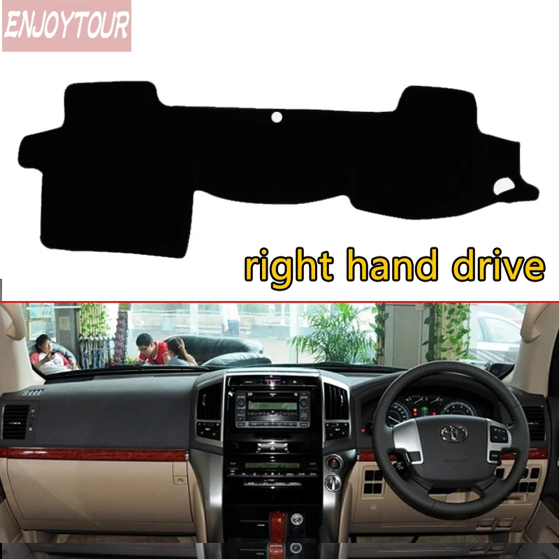 

For Toyota landcruiser land cruiser 2008-2016 Car Styling Covers Dashmat Dash Mat Sun Shade Dashboard Cover Capter RHD