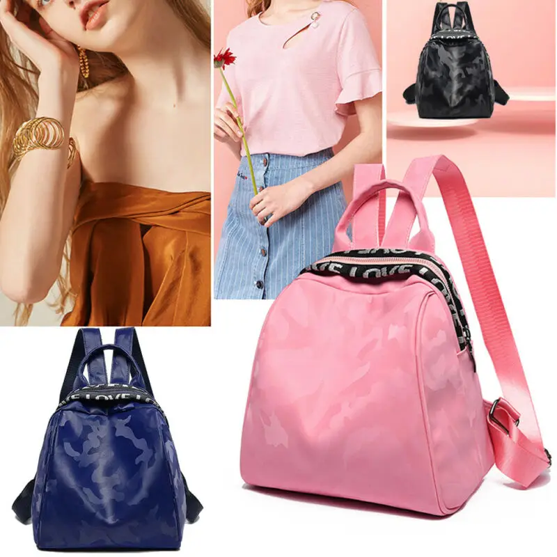 

Women's PU Leather Satchel Shoulder Backpack School Rucksack Bags Travel Lot