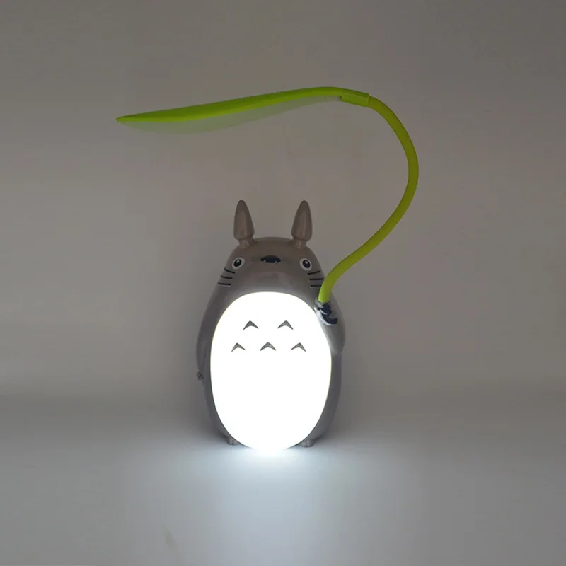  Kawaii Cartoon Totoro Lamp 3 Choice Rechargeable Table Lamp Led Night Light Reading for Kids Gift H - 32866159982